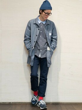 「TOMMY（トミー）のアイテム」を使った、TOMMY PRESSさん（メンズ・183cm）の春コーディネート