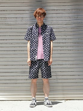 「TOMMY（トミー）のアイテム」を使った、TOMMY PRESSさん（メンズ・183cm）の春コーディネート
