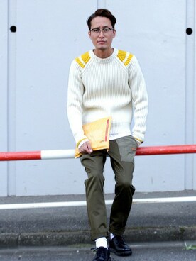 「TOMMY（トミー）のアイテム」を使った、TOMMY PRESSさん（メンズ・183cm）の秋コーディネート