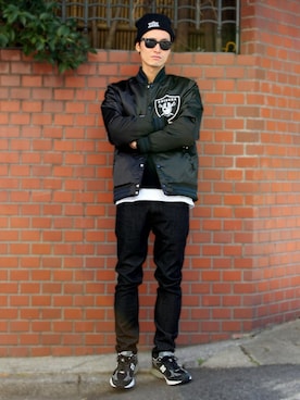 「TOMMY（トミー）のアイテム」を使った、TOMMY PRESSさん（メンズ・183cm）の秋コーディネート