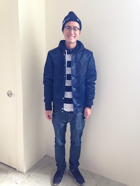 「TOMMY（トミー）のアイテム」を使った、TOMMY PRESSさん（メンズ・183cm）の冬コーディネート