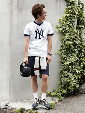 「TOMMY（トミー）のアイテム」を使った、TOMMY PRESSさん（メンズ・183cm）の春コーディネート