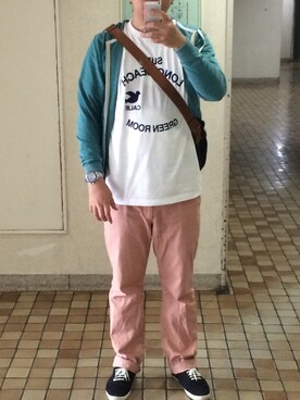 「BEAMES」｜yottakeさん（メンズ・172cm）の春コーディネート