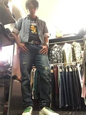 arenaさん（メンズ・174cm）の夏コーディネート