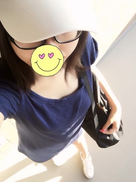 「GAP（ギャップ）のアイテム（ワンピース、ブルー系）」を使った、ぴーさん（レディース・164cm）の春コーディネート