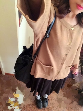 「ALDO（アルド）のアイテム（ショルダーバッグ）」を使った、Asamiさん（レディース・157cm）の秋コーディネート