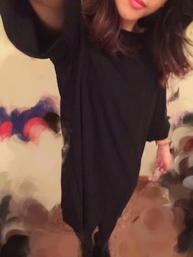 「ラメタイツ」｜Asamiさん（レディース・157cm）の冬コーディネート