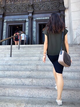 「JOE FRESH（フレッシュ）のアイテム」を使った、Asamiさん（レディース・160cm）の秋コーディネート