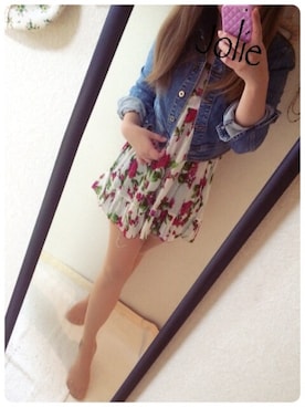 「キャミソールワンピ」｜Jolieさん（レディース・160cm）の春コーディネート