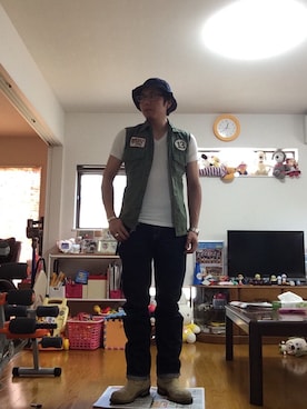 「used mix」｜「アイテム（財布/小物）」を使った、Koutankさん（メンズ・168cm）の秋コーディネート