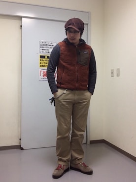 「パタゴニア」｜「アイテム（財布/小物）」を使った、Koutankさん（メンズ・168cm）の秋コーディネート