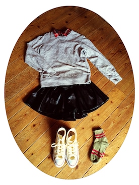 「スウェット×シャツ」｜kotoriさん（レディース・150cm）の春コーディネート