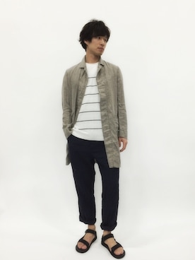 「goa（ゴア）のアイテム（ジャケット/アウター）」を使った、NandeyaNenさん（メンズ・180cm）の春コーディネート