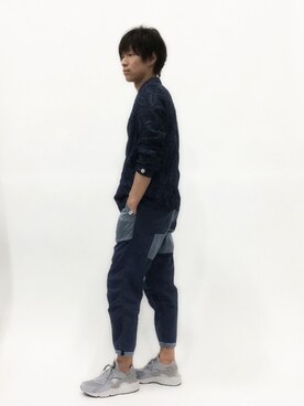 「and wander（アンドワンダー）のアイテム（パンツ）」を使った、NandeyaNenさん（メンズ・180cm）の春コーディネート