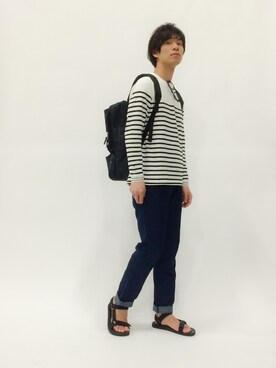 「PROJECT SR'ES（プロジェクトエスアールエス）のアイテム」を使った、NandeyaNenさん（メンズ・180cm）の春コーディネート