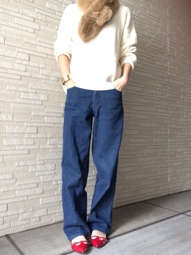 「Lulud（ルルド）のアイテム」を使った、Tさん（レディース・164cm）の冬コーディネート