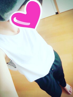 「CECIL McBEE（セシルマクビー）のアイテム（ハンチング/ベレー帽）」を使った、Narumiさん（レディース・166cm）の夏コーディネート