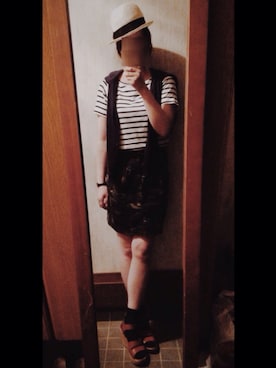 まめこ☻さん（レディース・164cm）の夏コーディネート