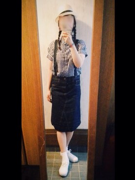 まめこ☻さん（レディース・164cm）の夏コーディネート