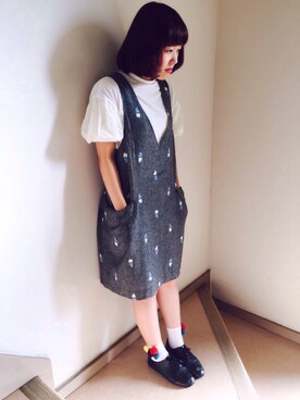「chambre de charme（シャンブルドゥシャーム）のアイテム（その他シューズ）」を使った、ぽ    す    こさん（レディース・149cm）の秋コーディネート
