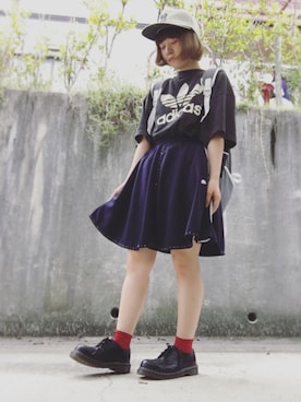「keisuke kanda（ケイスケカンダ）のアイテム（スカート）」を使った、ぽ    す    こさん（レディース・149cm）の秋コーディネート