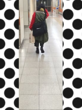 「HIRO（ヒロ）のアイテム（ジャケット/アウター）」を使った、はいいろぐまさん（レディース・155cm）の秋コーディネート