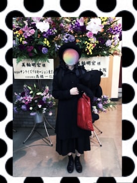「tricot COMME des GARCONS（トリココムデギャルソン）のアイテム（ワンピース）」を使った、はいいろぐまさん（レディース・155cm）の冬コーディネート