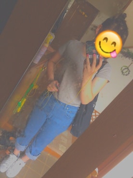 「EMODA（エモダ）のアイテム（トートバッグ）」を使った、♡ 추구미 さん（レディース・156cm）の夏コーディネート