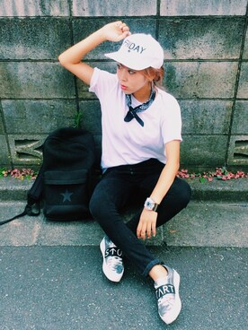 A N J Uさん(レディース・159cm)の夏コーディネート