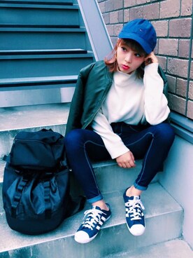 A N J Uさん(レディース・159cm)の春コーディネート