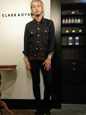 「buddy（バディ）のアイテム」を使った、コンノタクミさん（メンズ・178cm）の秋コーディネート