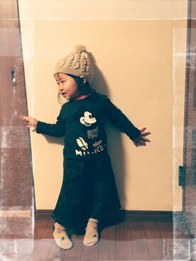 niiiinaさん（キッズ・90cm）の冬コーディネート