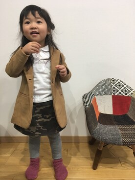 niiiinaさん（キッズ・90cm）の秋コーディネート