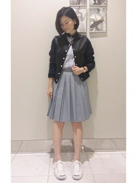 ledome IENA天神イムズ店　スタッフさん（レディース・162cm）の冬コーディネート