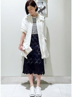 ledome IENA天神イムズ店　スタッフさん（レディース・162cm）の春コーディネート