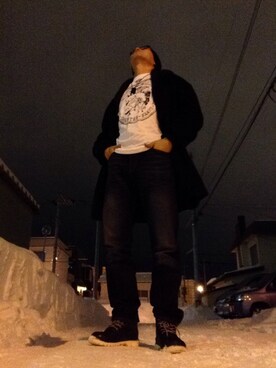 だいてんさん（メンズ・177cm）の冬コーディネート