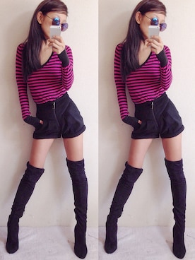 ♡やよい♡さん（レディース・163cm）の冬コーディネート