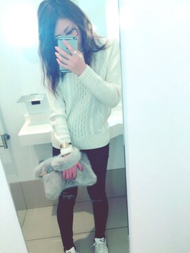 「PHARE（ファー）のアイテム」を使った、yuka..さん（レディース・162cm）の秋コーディネート