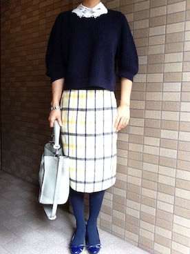 「PRADA（プラダ）のアイテム（シューズ）」を使った、おにこ🍙さん（レディース・158cm）の秋コーディネート