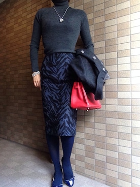 「ANYA HINDMARCH（アニヤハインドマーチ）のアイテム（その他アウター）」を使った、おにこ🍙さん（レディース・158cm）の秋コーディネート