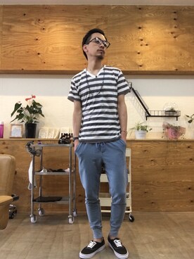 Keishi Yamashitaさん（メンズ・170cm）の春コーディネート