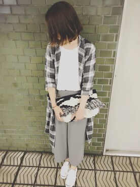 「CONVERSE（コンバース）のCONVERSE コンバース ジャック パーセル / JACK PURCEL（スニーカー）」を使った、miki.さん（レディース・168cm）の春コーディネート