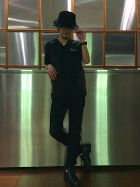 HYSTERIC GLAMOUR京都店｜zaki使用「HYSTERIC GLAMOUR（USED加工SデニムスリムPT）」的時尚穿搭