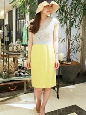 「FIGARO Paris（フィガロパリ）のアイテム（帽子）」を使った、ayaさん（レディース・166cm）の春コーディネート