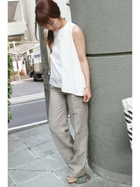 「Chloe（クロエ）のアイテム」を使った、ayaさん（レディース・166cm）の夏コーディネート