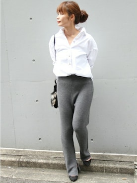 「FIGARO Paris（フィガロパリ）のアイテム」を使った、ayaさん（レディース・166cm）の夏コーディネート