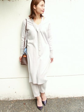 「PELLICO（ペリーコ）のアイテム」を使った、ayaさん（レディース・166cm）の秋コーディネート