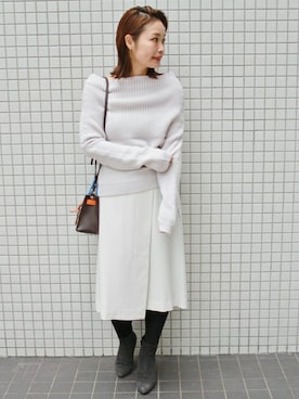 「PELLICO（ペリーコ）のアイテム」を使った、ayaさん（レディース・166cm）の秋コーディネート