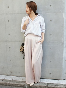 「FIGARO Paris（フィガロパリ）のアイテム」を使った、ayaさん（レディース・166cm）の冬コーディネート