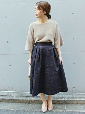 FIGARO Paris（フィガロパリ）のスカートを使った人気ファッション